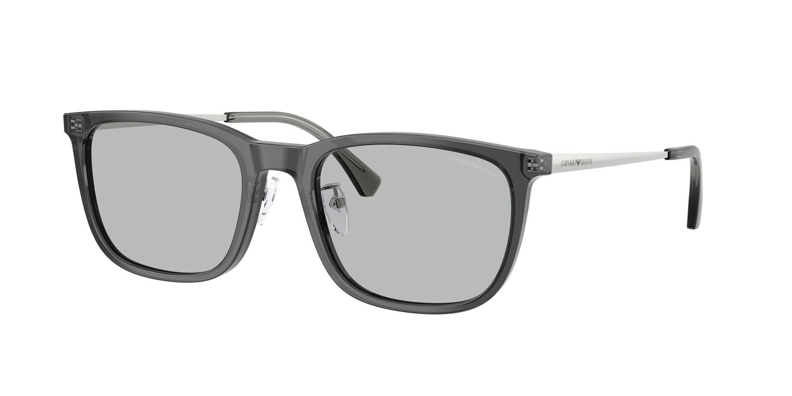 Emporio Armani Sonnenbrille für Herren in glänzendem Grau EA4275D